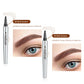 ✨Limited Time Offer✨3D Waterproof Microblading Eyebrow Pen 4 Fork Tip Tattoo Pencil