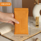 Snap Closure Leather Organizer Pouch