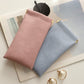 Snap Closure Leather Organizer Pouch