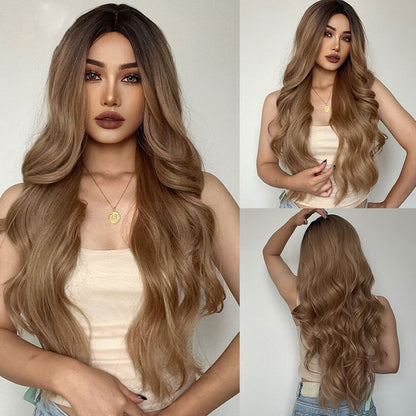 🎁Hot Sale 66% OFF⏳Beautiful Fluffy Long Curly Hair Wig