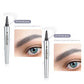 ✨Limited Time Offer✨3D Waterproof Microblading Eyebrow Pen 4 Fork Tip Tattoo Pencil