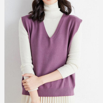 💥Limit Time 70% OFF 🌸Women's Ultra-Soft V-Neck Knit Vest