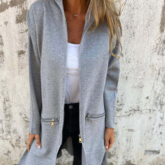 ✨Hot Sale 67% off✨ Casual Fashion Long-Sleeve Zip-Up Hooded Sweatshirt Jacket