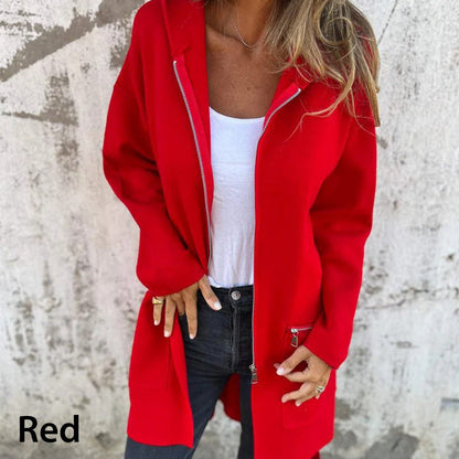 ✨Hot Sale 67% off✨ Casual Fashion Long-Sleeve Zip-Up Hooded Sweatshirt Jacket