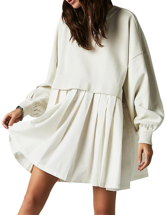 60% OFF🔥Womens Oversized Sweatshirt Dress Crewneck Mini Dress🎁(Buy 2 Get 10% Off，Buy 3 Get 20% Off)