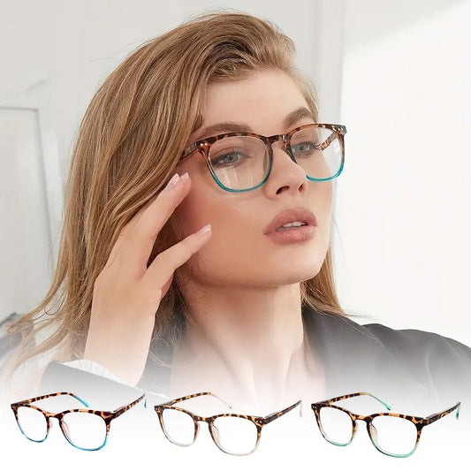 🔥New Arrival - 49% OFF🔥Women's Sexy Leopard Print Anti-Blue Light Gradient Reading Glasses