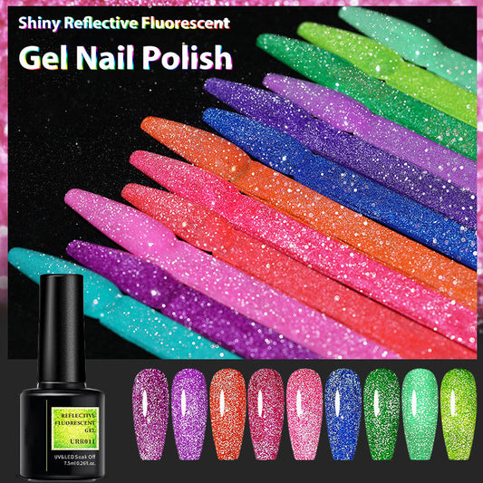 ✨Hot Sale 50% OFF✨Shiny Reflective Fluorescent Gel Nail Polish