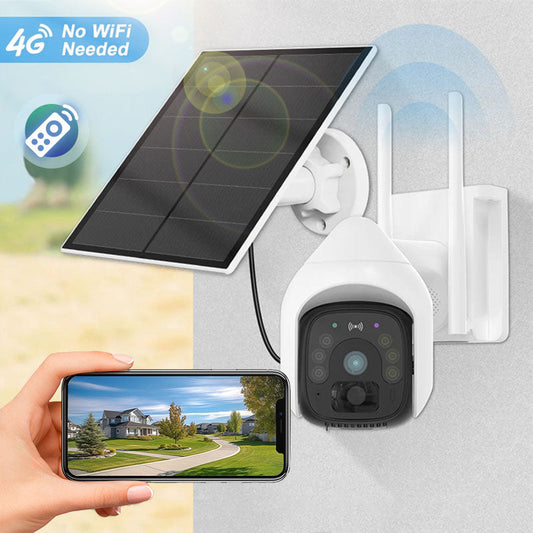 🔥2024 Hot Sale🔥Solar Waterproof Night Vision Outdoor Security Camera