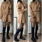 🍁2024 Autumn New Solid Color Casual College Style Knit Dress Set 👗🍂2-Piece Sweater Set: Long-Sleeve Top & Mini Skirt
