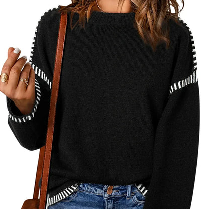 ✨New product discounts 37% OFF✨Women's Casual Knit Pullover Sweater