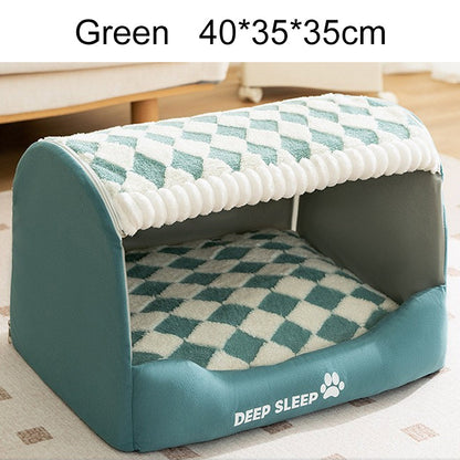 🐱🐶Spacious Insulated Soft and Breathable Cat and Dog House