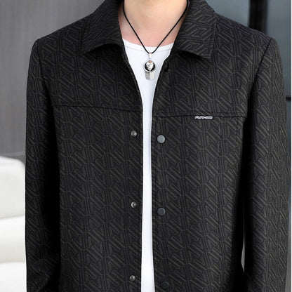 ✨Get 67% off💖Men's Casual Button Down Lapel Jacket with Shoulder Pad