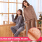 🔥🖤Early Black Friday Sale:50% OFF🎁🎉Women’s Loose Warm Coral Plush Pajamas Set
