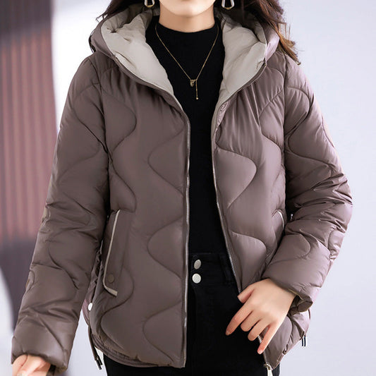 Women's Lightweight Padded Jacket with Hood