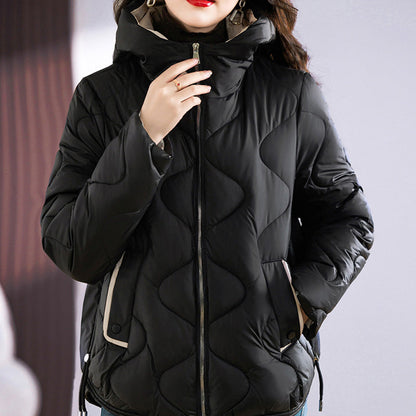 Women's Lightweight Padded Jacket with Hood