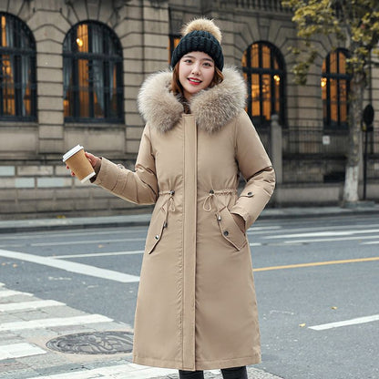 🍁❄️Women's Winter Hooded Furry Collar Casual Parka Coat 🥰The best gift of all 🥰