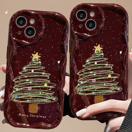 🎅Xmas Sales - 50% OFF🎄Christmas-Themed Full Coverage Phone Case with Lanyard