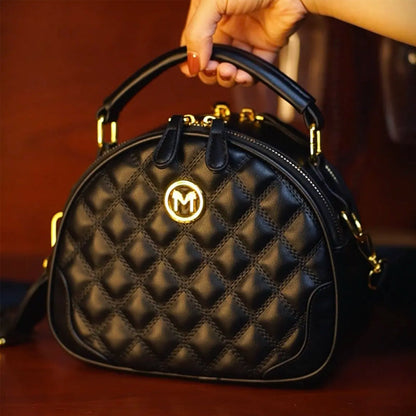 🌟Hot Sale 65% OFF🌟Women's Top-Handle Crossbody Bag with Diamond Lattice Pattern